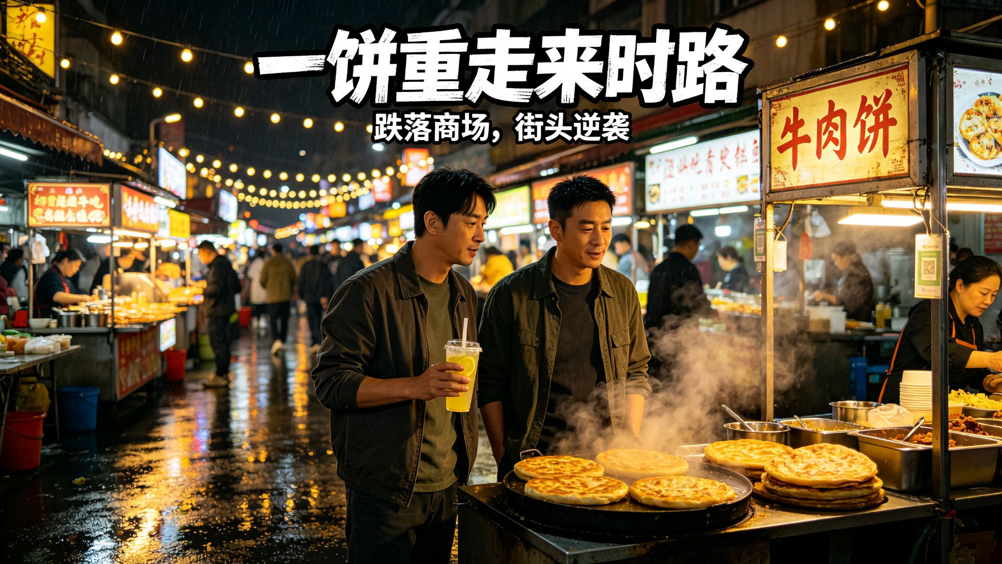 【完结短剧】商场旺铺被新品牌顶替，兄弟二人下楼摆摊，抱团摊主干出全城网红小吃街！