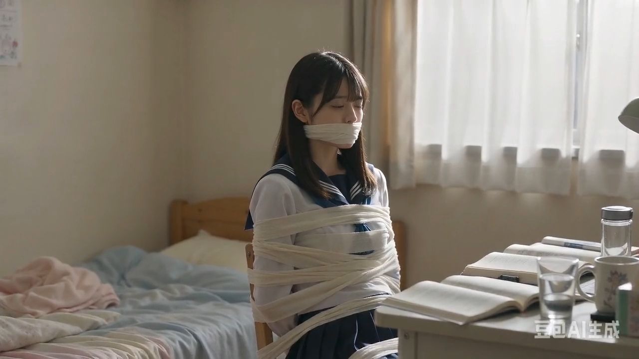 少女回家竟然看到了被绑在椅子上的自己！