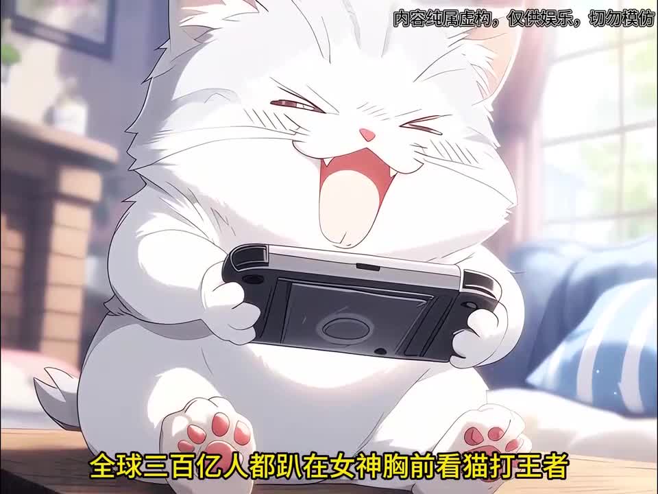 全球三百亿人都趴在女神胸前看猫打王者，而我就是那只该死的猫，可我的铲屎官竟背着我参加了综艺，此时我还沉浸在独自在家的喜悦中，根本不知