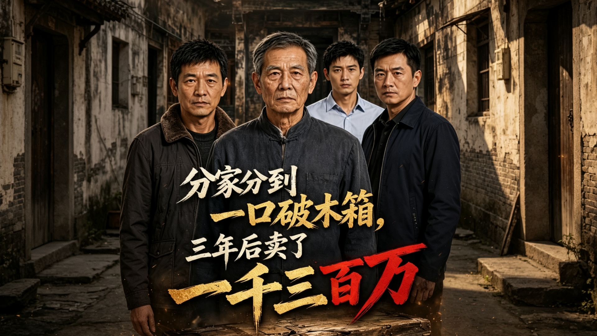 【完结短剧了】全家笑我分个破烂木箱，三年后他们追悔莫及