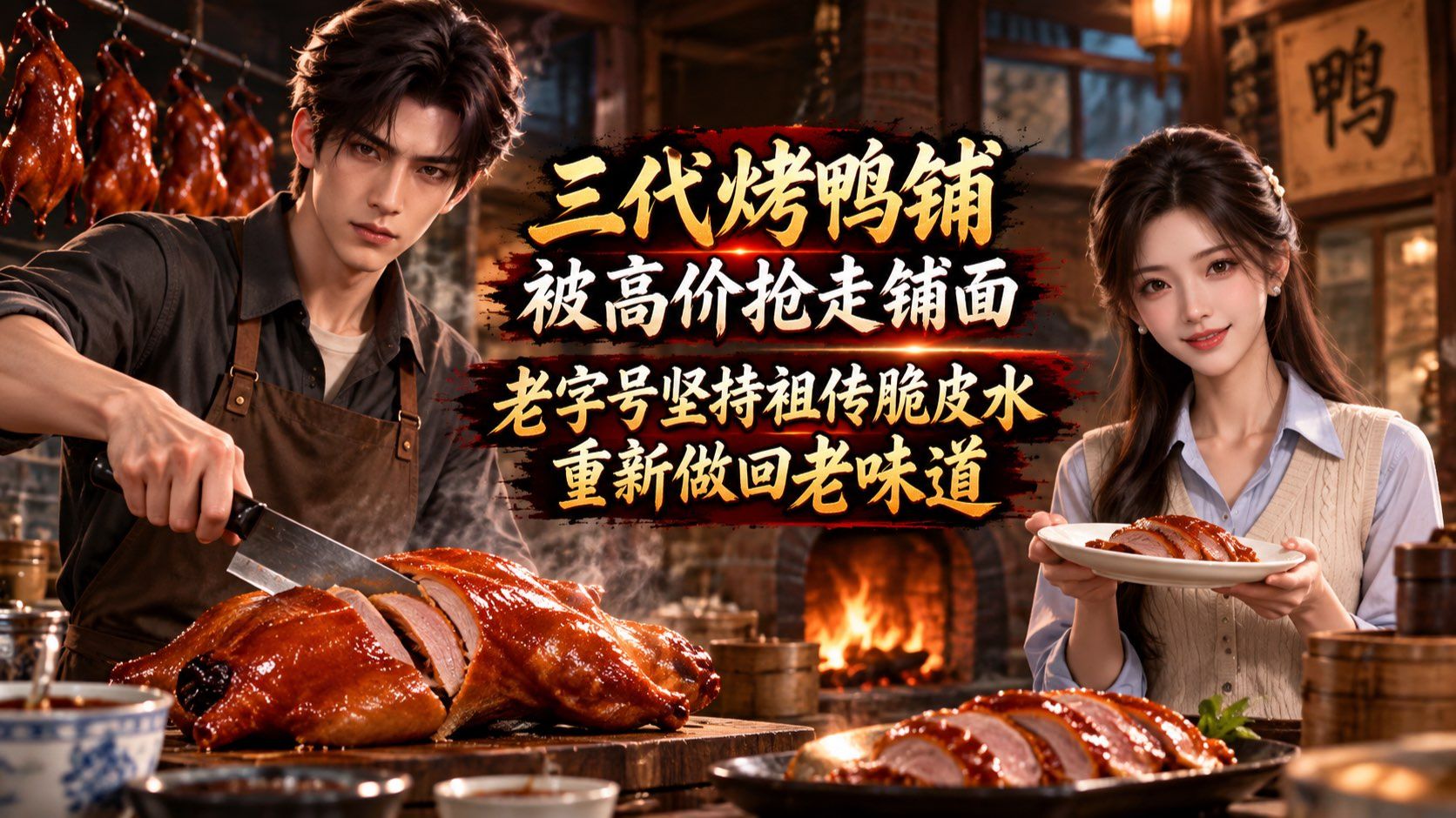 三代烤鸭铺被高价抢走铺面，老字号坚持祖传脆皮水重新做回老味道