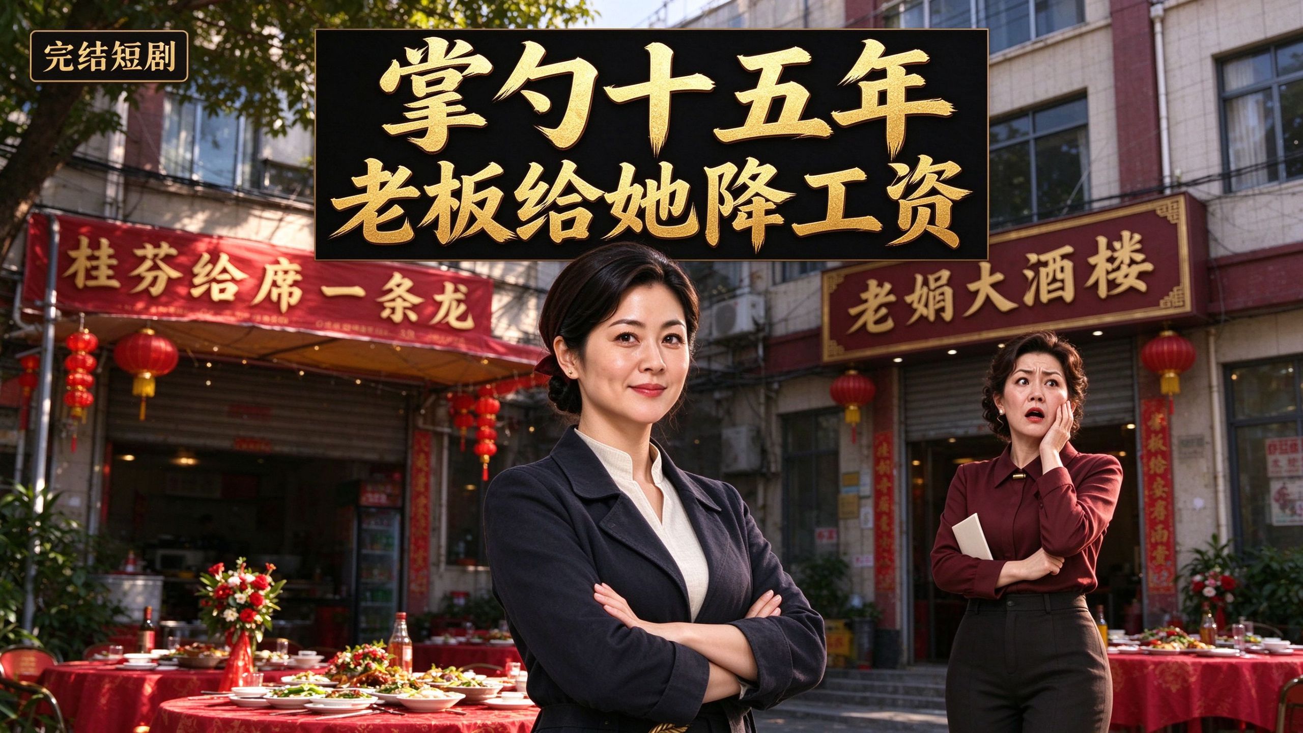 【完结短剧】被老板砍薪后，她自己开了家