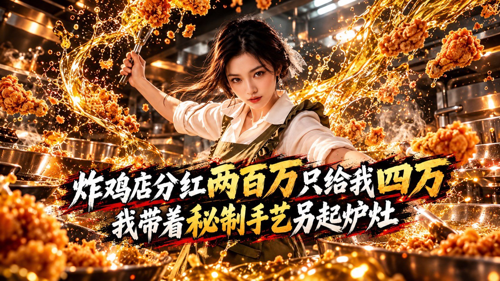 炸鸡店分红两百万只给我四万，我带着秘制手艺另起炉灶