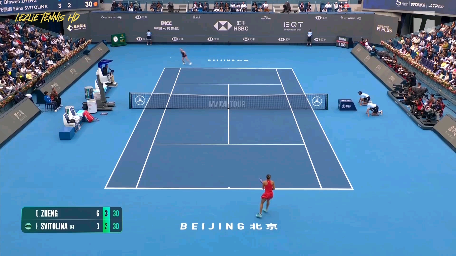 【Lezlie HL】2026中网QF 郑钦文VS斯维托丽娜