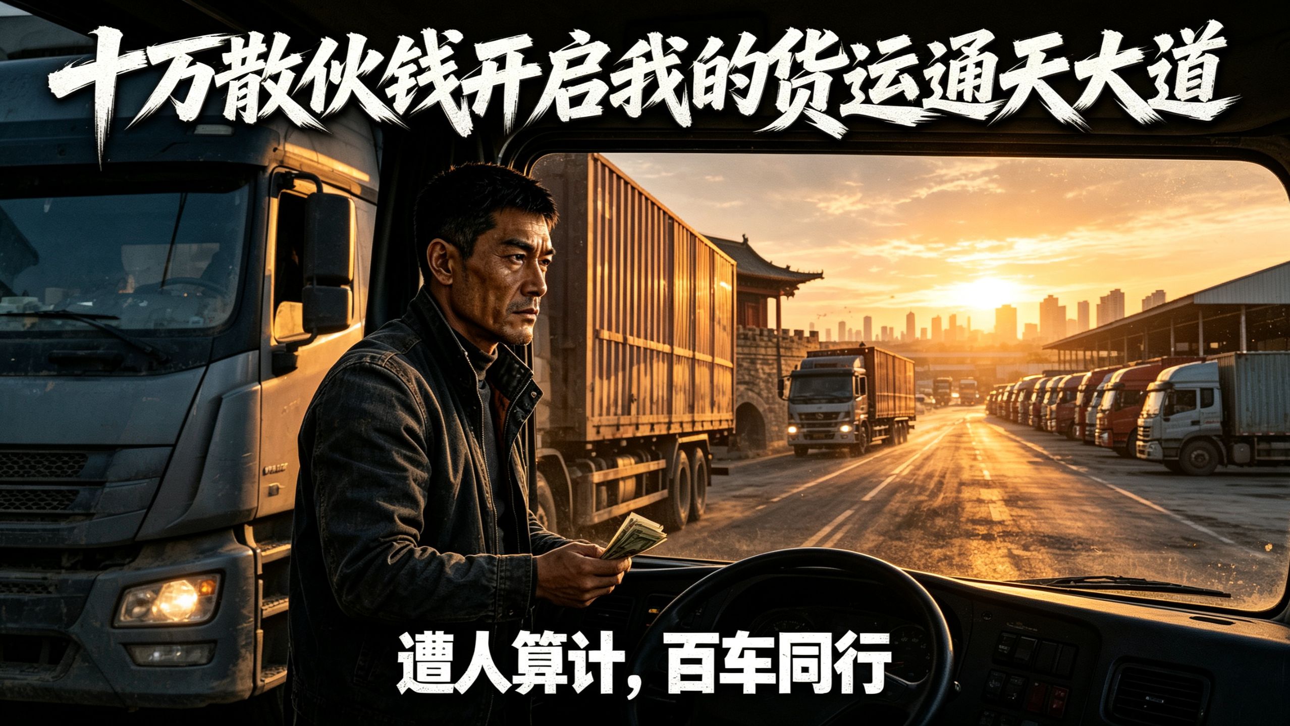 【完结短剧】被发小算计只拿到十万散伙钱，遭遇全行业封杀，货运司机闯出百车坦途！