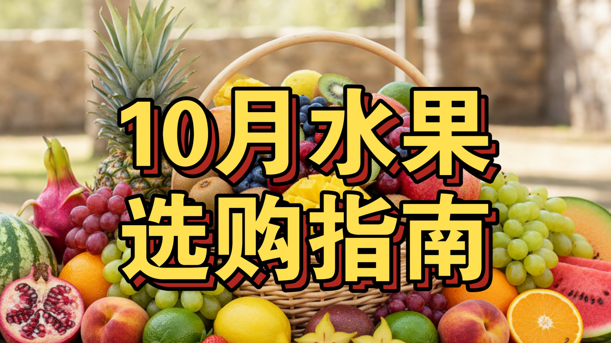 10月水果吃什么，不吃什么（扩展版）