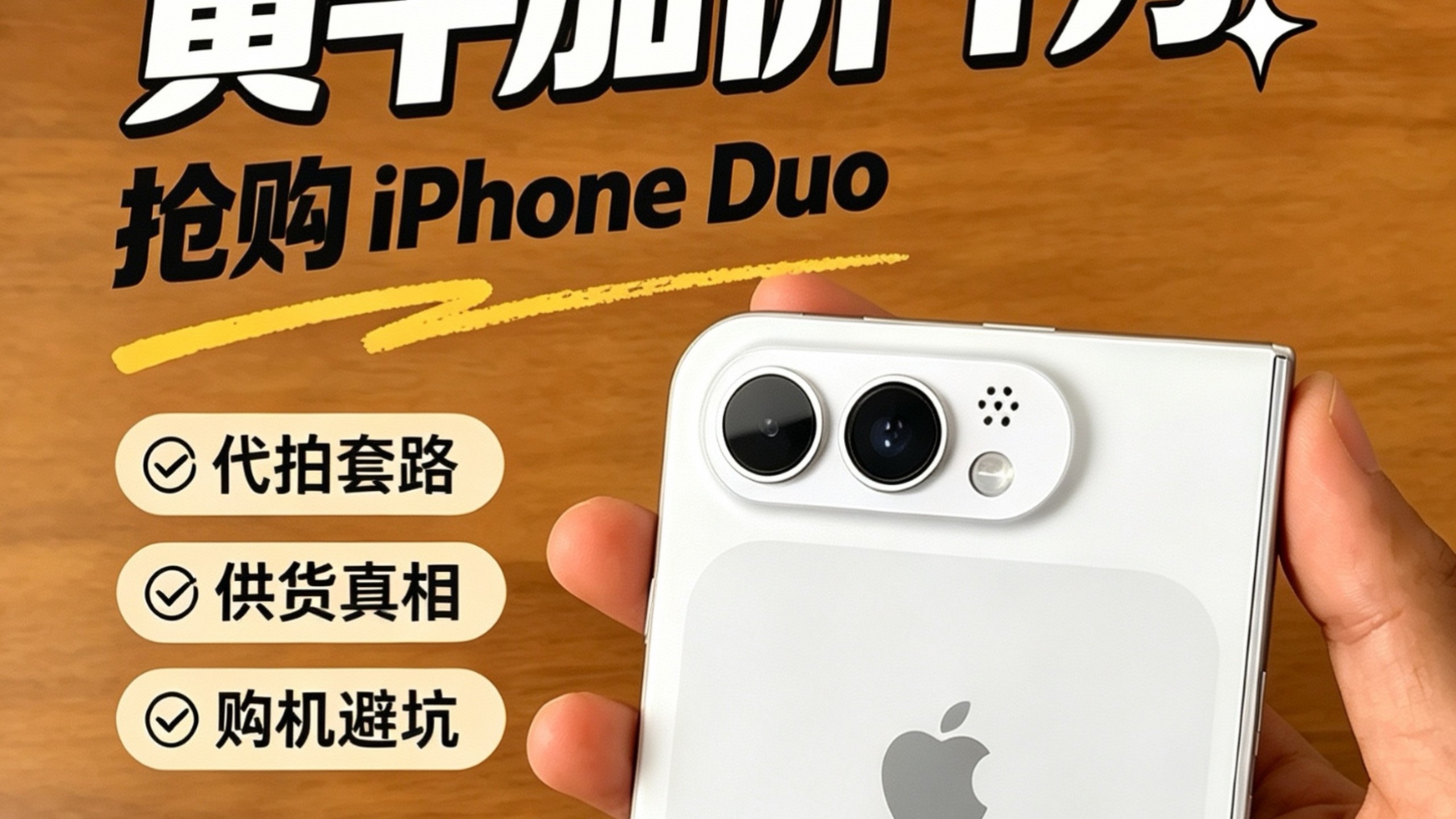 彻底疯狂，黄牛加价10000元代购 iPhone Duo，这溢价太离谱了！