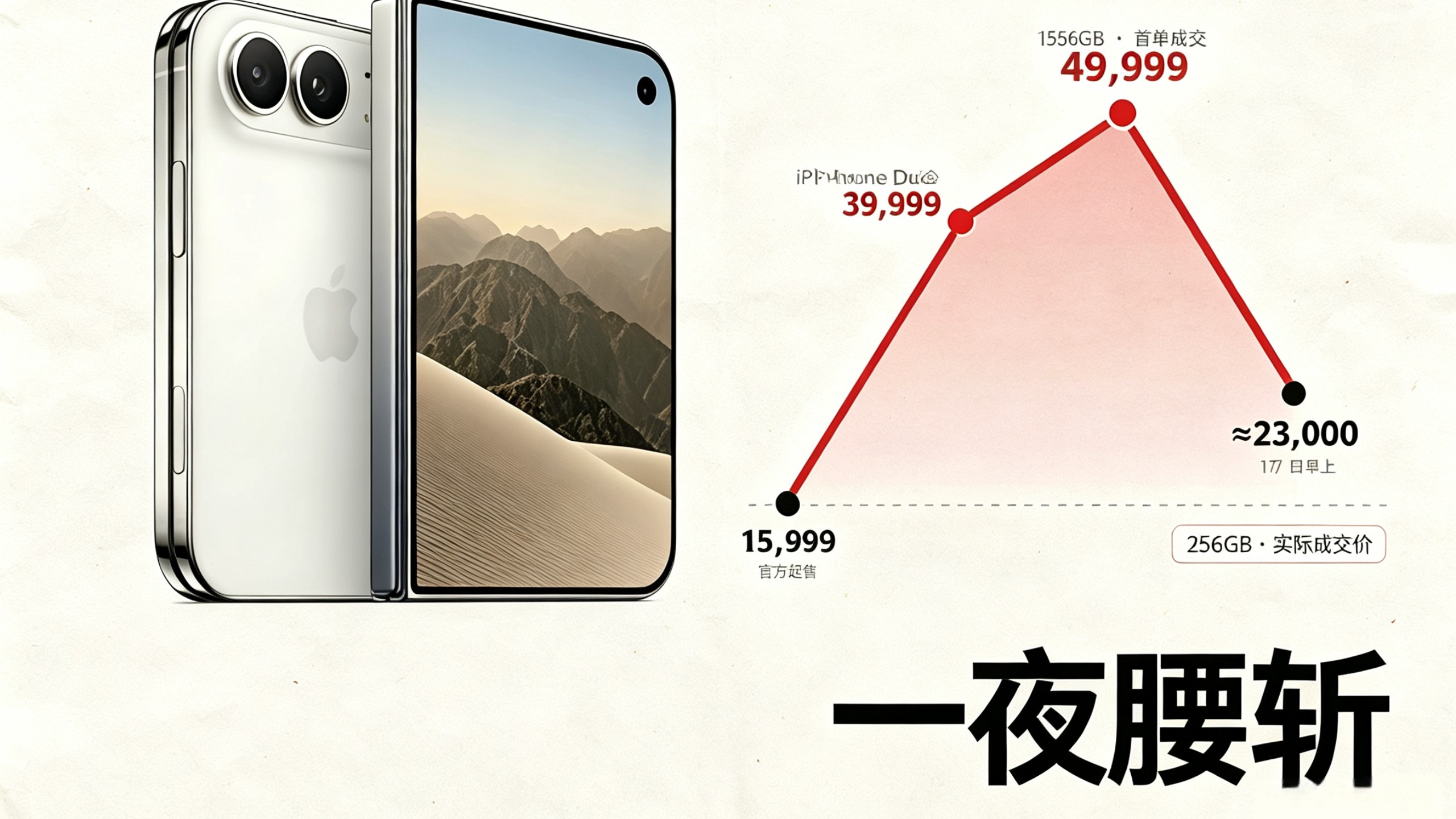 iPhone duo溢价暴跌！看清局势！