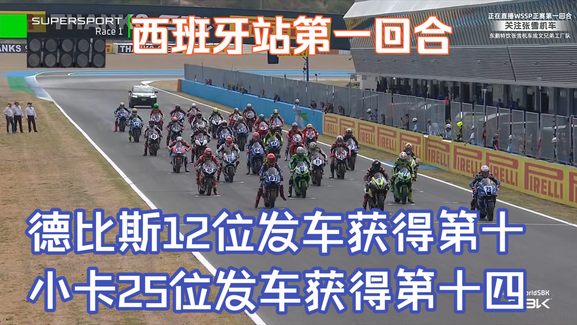 【张雪机车】WSBK西班牙站第一回合
