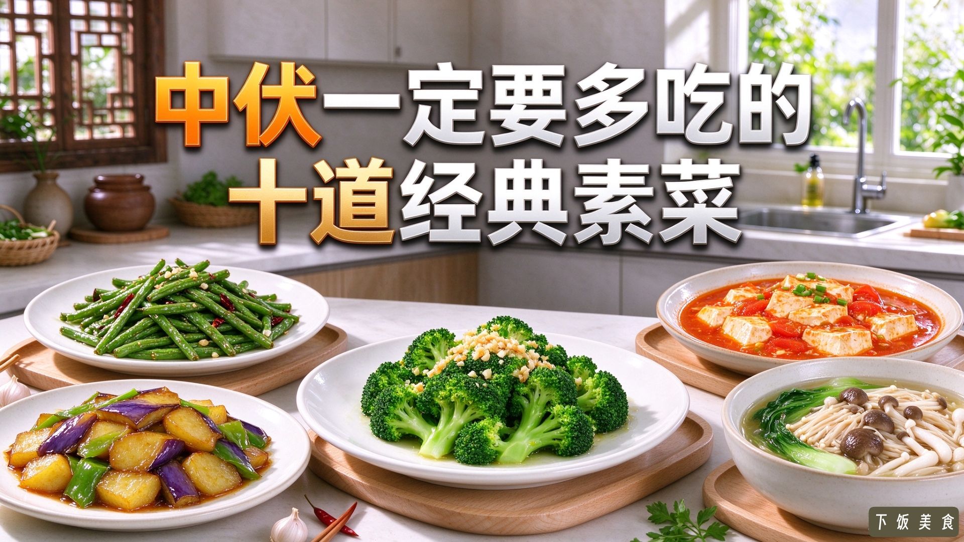 中伏一定要多吃的十道经典素菜，最后一道好吃到转圈