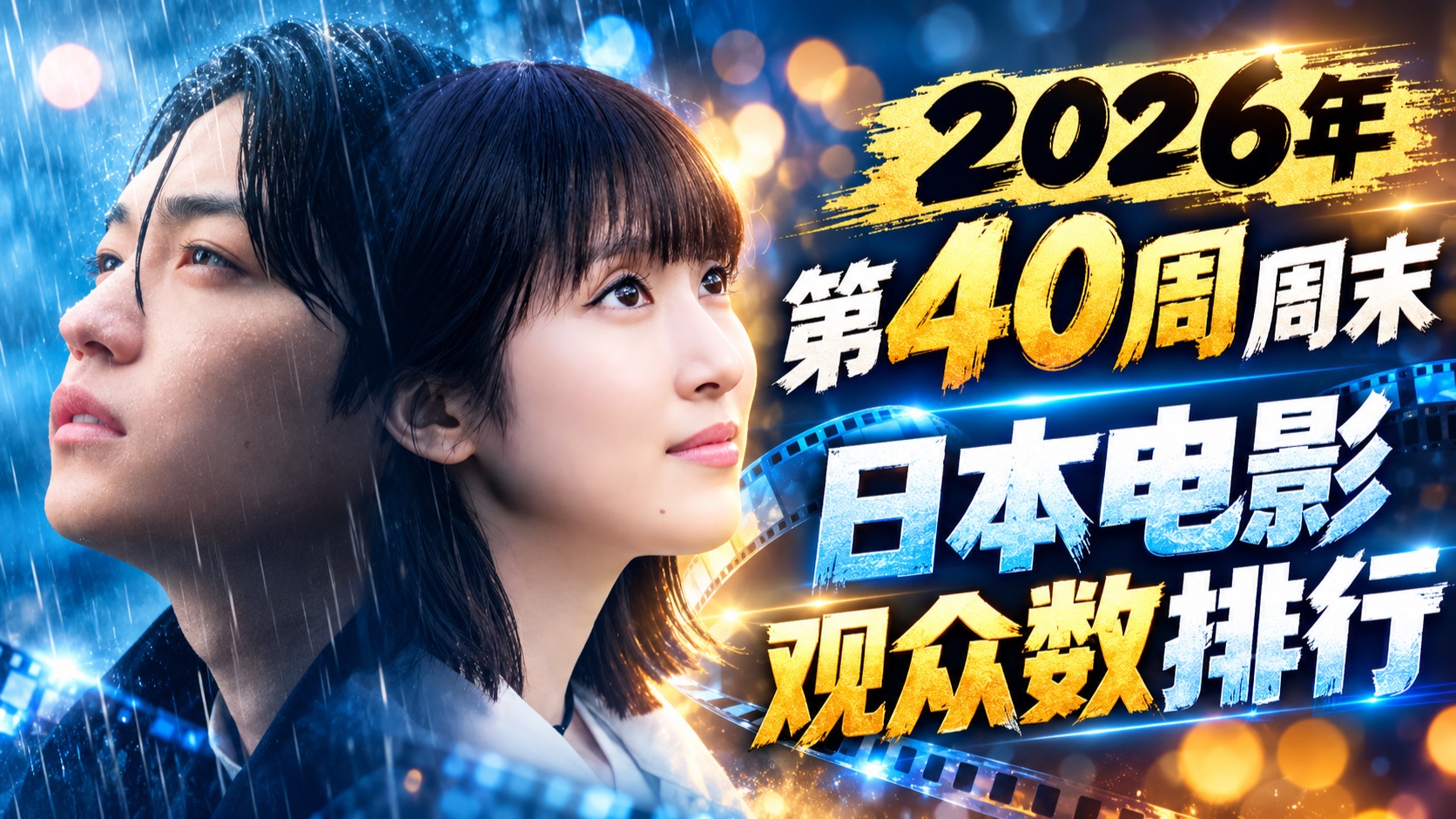【日本电影票房】 2026年10月2日～2026年10月4日，日本电影动员人数排名。多部新片上映， 吉伊卡哇突破170亿，年冠稳稳拿下。