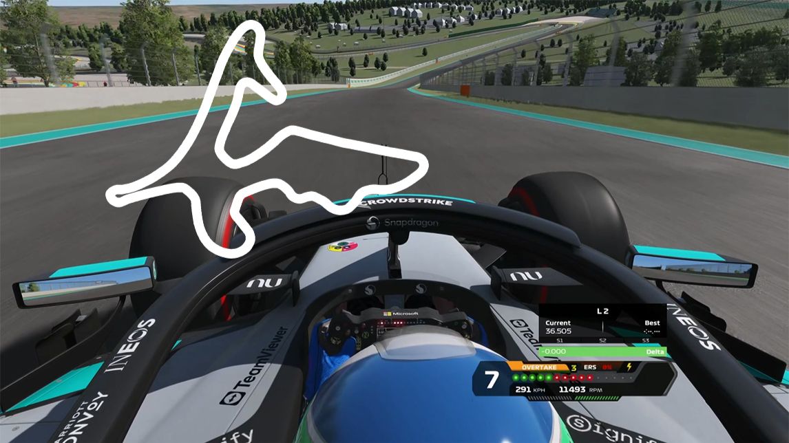 AI生成真F1 2030卢旺达赛道MOD？？F1 2026单圈演示