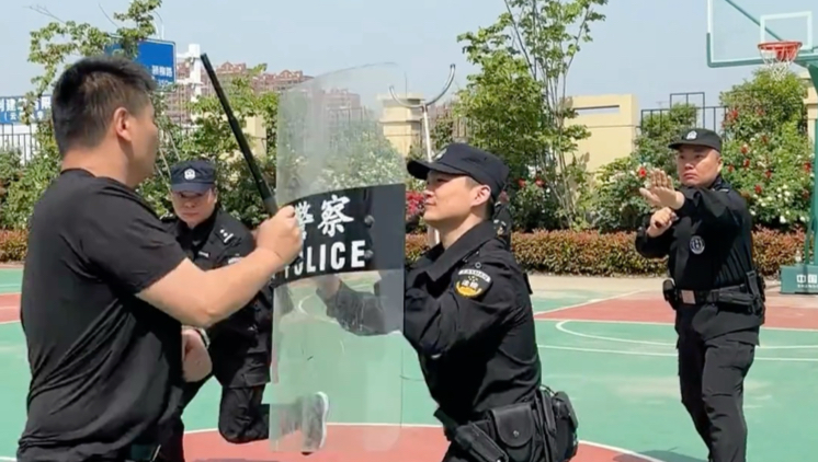 阜阳法院司法警察突发警情处置演练