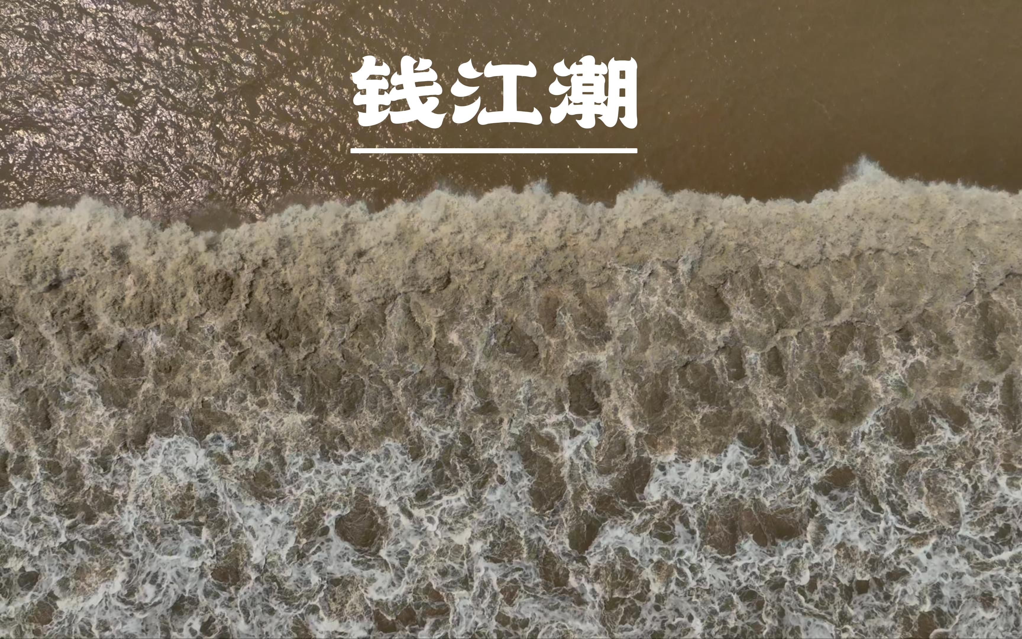 钱塘江大潮   交叉潮\一线潮\回头潮 4k超清、超高码率 高低空极限航拍