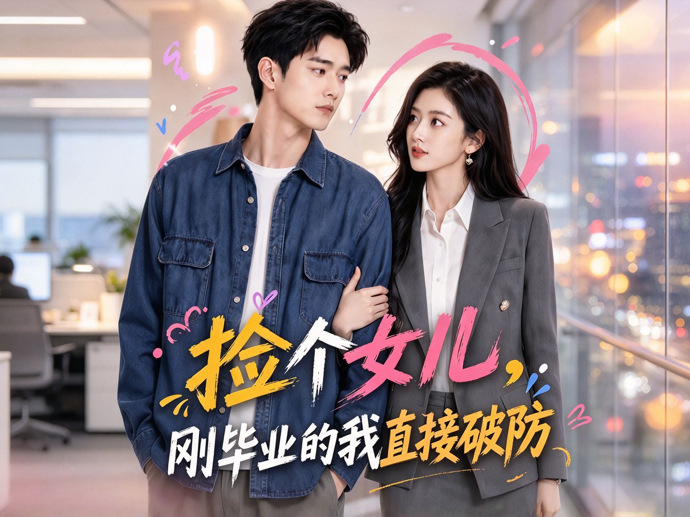 《捡个女儿，刚毕业的我直接破防》第5集：带女儿前往公司，岁岁初见沈若晚
